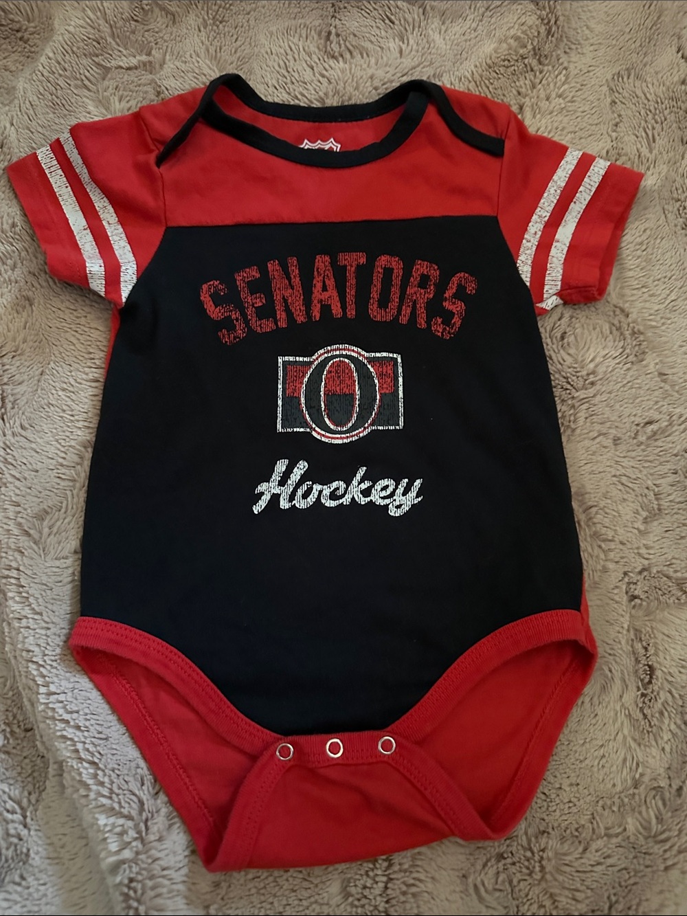 Ottawa Senators Baby One-Piece Bodysuit, 12 months